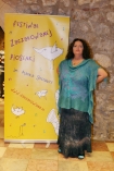 W krakowskim Hotelu Pod R odbya si konferencja prasowa przed Finaem Festiwalu Zaczarowanej Piosenki. n/z  Anna Dymna