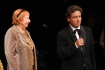 Krakw, Teatr im. Sowackiego, 11.10.2008. Benefis Ireny Kwiatkowskiej. n/z Irena Kwiatkowska i Jarosaw Kilian