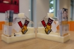 14.10.2015, Krakw, otwarcie pierwszego w Polsce Domu Ronalda McDonalda fudnacji Ronalda McDonalda. n/z skarbonki fundacji
