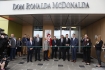 14.10.2015, Krakw, otwarcie pierwszego w Polsce Domu Ronalda McDonalda fudnacji Ronalda McDonalda. n/z przeciecie wstegi