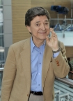 W nowym budynku TVP w Warszawie 18 maja 2009 roku odbyo si sporkanie prasowe z twrcami i prezenterami programu "Pytanie na niadanie". n/z Jerzy Poomski