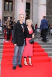 W Kinotece w Warszawie odbya si premiera filmu "Wojna polsko ruska" n/z Marek Koterski z on