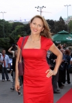 W Kinotece w Warszawie odbya si premiera filmu "Wojna polsko ruska" n/z Anna Samusionek