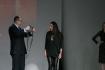 Kayah zastapila Monike Richardson i zostala nowa ambasadorka busztynu.
Pokaz mody targow bursztynu Amberif 2013
23.03.2013 Gdansk
N/z Kayah i Pawel Adamowicz prezydent Gdanska