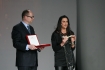 Kayah zastapila Monike Richardson i zostala nowa ambasadorka busztynu.
Pokaz mody targow bursztynu Amberif 2013
23.03.2013 Gdansk
N/z Kayah i Pawel Adamowicz prezydent Gdanska