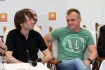 W Warszawskiej restauracji Boathouse Restaurant odbya si konferencja prasowa TOP TRENDY 2009 n/z Piotr Rogucki wokalista zespou Coma i Piotr Rubik