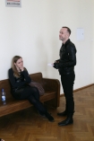 Adam Nergal Darski na rozprawie sadowej z powodztwa Ryszarda Nowaka.
28.03.2013 Gdynia
N/z Nergal