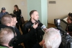 Adam Nergal Darski na rozprawie sadowej z powodztwa Ryszarda Nowaka.
28.03.2013 Gdynia
N/z Nergal